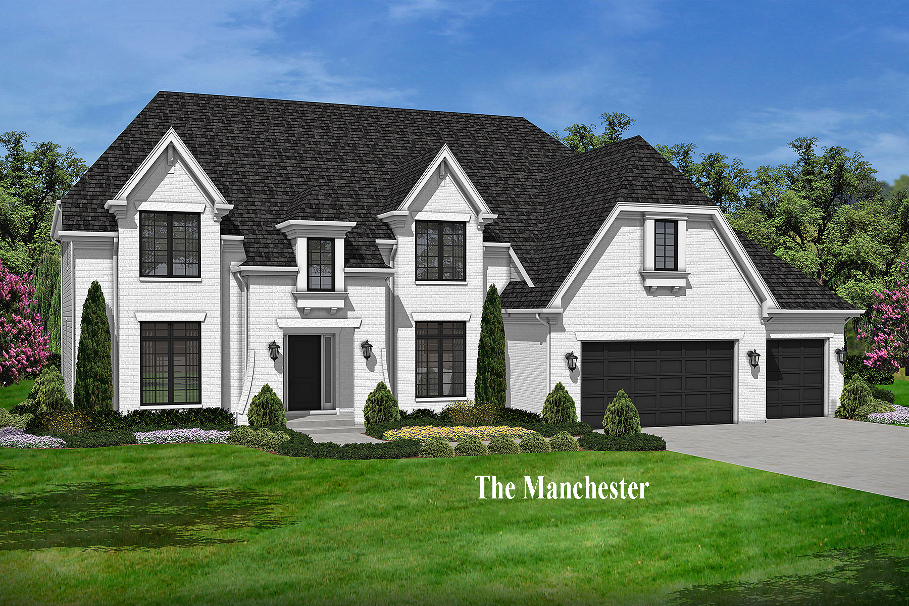 Medalist Manchester option for custom home building with Airhart Construction