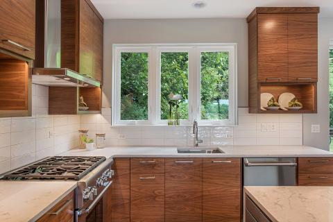 Custom Mid-Century Modern Kitchen