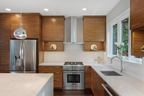 Bennett - Yorktown cabinet door in Walnut