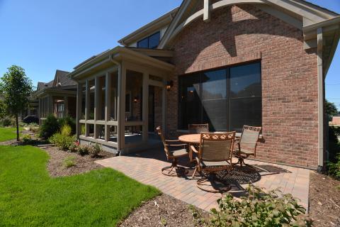 Screen porch and patio