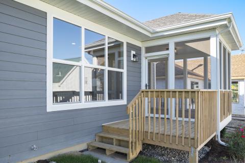 Screen Porch Grilling Deck