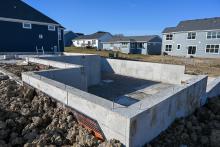 Basement Foundation Walls with Delta MS Waterproofing System